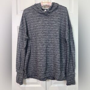 Lululemon Extra Mile Hoodie – Gray Space Dye Pullover. Size 8 NWOT
